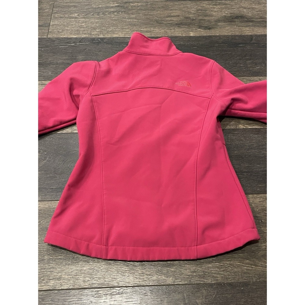 The North Face Jacket Womens Small Pink Softshell Fleece Lined Hooded WindWall - Picture 10 of 11